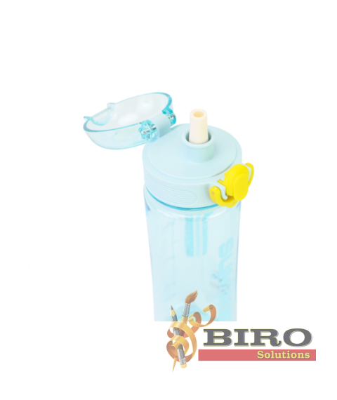 Sticla de apa 500 ml Straw (Plastic) albastru desc. 1319-11